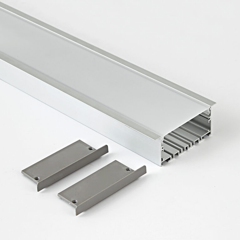 Aftertech® Aluminiumprofil 2m Für LED Streifen – 35x35mm BIG Mit Matter Abdeckung
