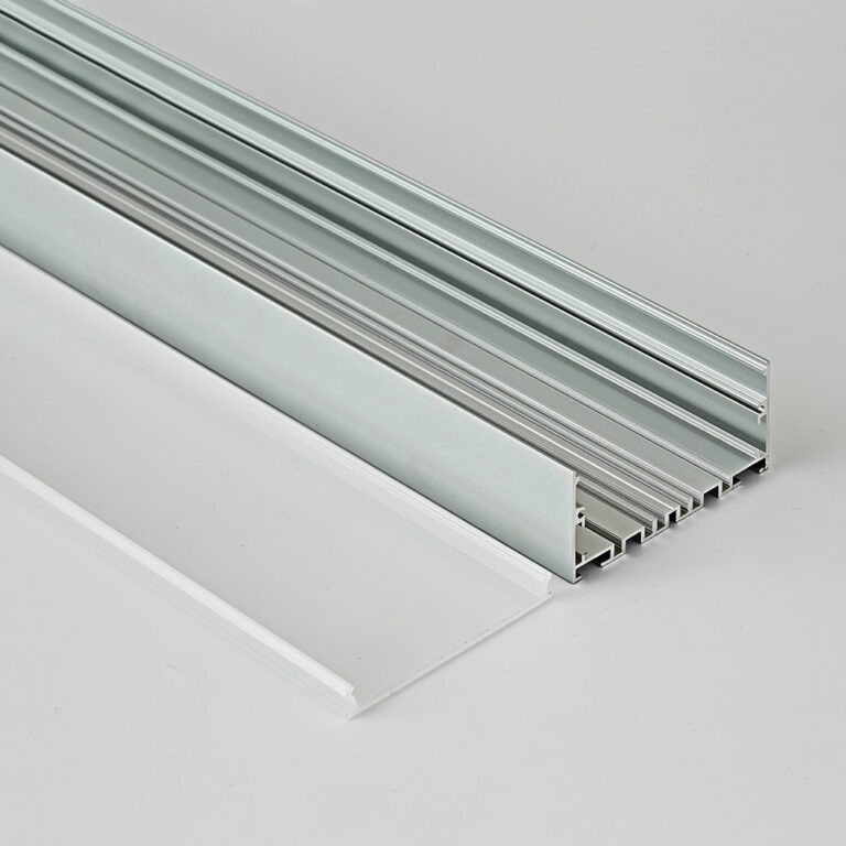 Aftertech® Aluminiumprofil 2m Für LED Streifen – 35x35mm BIG Mit Matter Abdeckung